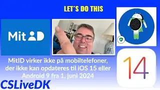 MitID fjernes fra din mobiltelefon 1. Juni 2024. #MitID #Sikkerhed #update