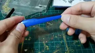 Sanding + Knife Sanding repair cutting wound#ガンプラ #ガンダム #鋼彈 #高達 #gunpla #gunplabuilder #gundam #WIP