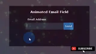 Animated Email Field With HTML and CSS