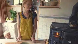 Apricot & Coconut Loaf | Baking in a Wood Fire Cook Stove