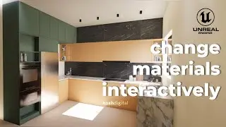 Interactive materials in UE | How to change materials in Unreal Engine 5 Tutorial 
