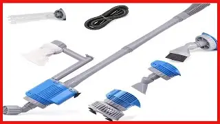 UPETTOOLS Aquarium Gravel Cleaner - Electric Automatic Removable Vacuum Water Changer Sand Algae