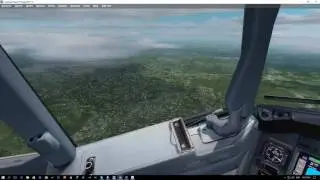 Prepar3D v.3.3.5. PMDG 737 (SWA) descent, approach and landing at KCLT