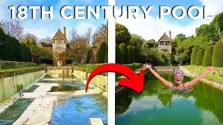 Our HUGE 18th Century Swimming Pool DEMOLITION - Start to Finish!