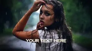 Raining Slideshow After Effects Project