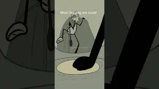 Mum helping me cook! (4k memes) #shorts