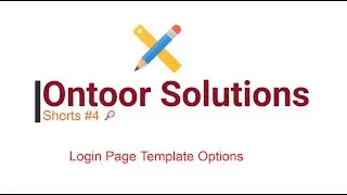 Oracle APEX Login Template options | Ontoor shorts #4
