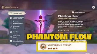 Electrogranas Triumph | Phantom Flow Event Genshin impact | Complete Normal,Hard,Extrime