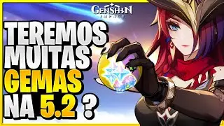 QUANTIDADE DE GEMAS DA 5.2 ! | GENSHIN IMPACT