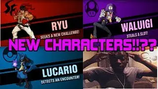 WE GOT NEW CHARACTERS!! - SSF2 beta 1.2 Reaction to Ryu, Lucario, and Waluigi