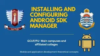 Installing and configuring android sdk manager | slides explained 