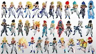 Evolution Of Gogeta All Forms (DBZ/DBS/DBGT/SDBH)