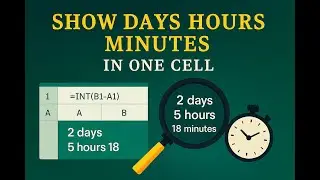 How to Display Total Days, Hours, Minutes, and Seconds