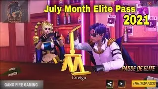July Month Elite Pass in Free Fire 2021 Tamil