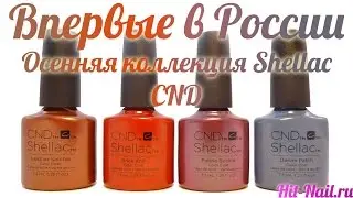 НОВИНКА! Впервые в России Shellac CND Patina Buckie. Осенняя коллекция!