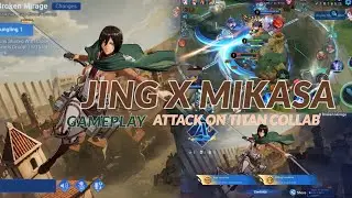 Blade Mastery on Another Level | Jing × Mikasa Gameplay