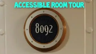 Cruise Accessible Room Tour | Accessible Room 8092 | Disabled Cruise