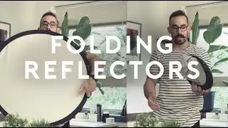 How to fold a photography reflector