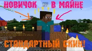 Майнкрафт, но игрок здесь ВПЕРВЫЕ!