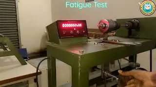 Fatigue Test/ SN curve practical/ फैटिग टेस्ट /Endurance limit test/ SOM Lab/destructive test