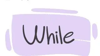 Use of while #translation #englishgrammar
