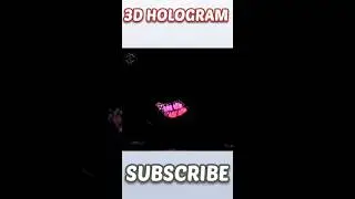 3D hologram // how to make 3d hologram // #shorts #3dhologram #hologram #youtubeshorts