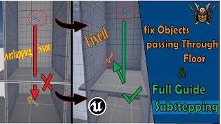 FIX Physics Objects Clipping Through the Floor in Unreal Engine | SUBSTEPPING