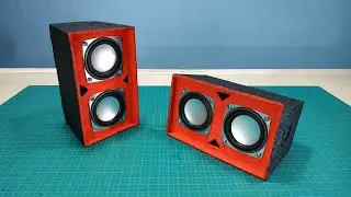 How to make Miniatur Box Speaker Line Array 2 inch