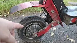 Electric scooter iBalance Athlet dual-chamber air KS A5-RR1 125 mm in front suspension