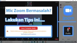 Tips Mengatasi Microphone Tidak Berfungsi Ketika Zoom Meeting Pada Laptop