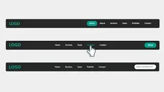 3 Awesome Ways To Create Navigation Bar With HTML And CSS