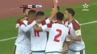 Morocco vs  Uzbekistan - Goal - Ayoub El Kaabi (1-0) - Maroc contre Uzbekistan.