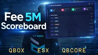 Free FiveM Scoreboard Script By 5MServers.com [Qbox,ESX,QBcore]