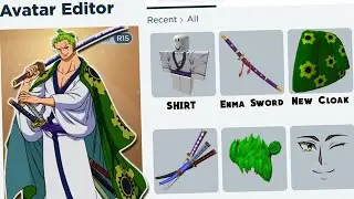 *NEW* How to make Roronoa Zoro (WANO) in Roblox | One Piece Cosplay 2022