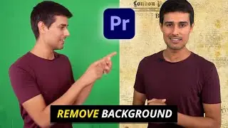 How to Remove Green Screen Video Background in Adobe Premiere Pro CC 2022 Tutorial