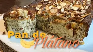 Pan de Plátano🍌/receta súper rica y saludable con HARINA DE ALMENDRA✨/rociovrocha❤️