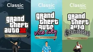 Classic Lighting Graphics Gameplay of Grand Theft Auto The Trilogy Definitive Edition | PS5