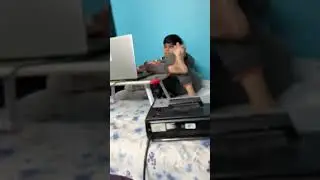 He recorded a video of me while I was recording 😂😂😂