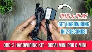 The EASIEST way to get Parking Monitoring | OBD-II Connector Hard Wire Kit for DDPAI Mini & Mini Pro