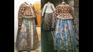 Зимний косоклинный сарафан часть 7