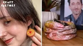 We know you've always wanted jammy dodger earrings | Craft Factory | Clay hacks