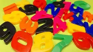 Магнитные Пластиковые Номера - Распаковка - Выучим Цифры и Знаки | Kids Rainbow ABV