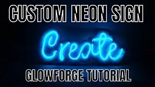 Create a custom neon sign with the Glowforge - Inkscape tutorial to design for glow forge