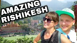 RISHIKESH INDIA is AMAZING!! Indian Travel Vlogs | MUST VISIT - Beatles Ashram | India Trip Part 11