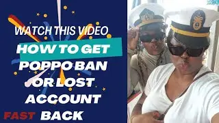How to get a SUSPENDER or LOST account back on Poppo live