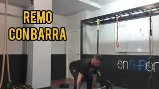 Remo con barra