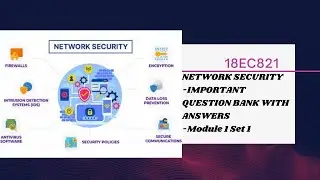 21EC821|Network Security|BE|ECE|CSE|CyberSecurity |VTU|Important Question with Solutions for exams|