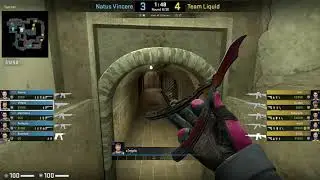 CS:GO POV Demo Na'Vi S1mple (23/18) vs Liquid (de_mirage)
