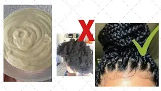 Tratamiento casero fácil y rápido ,antes de trenzado ,trenzas AFRICANAS KANEKALON