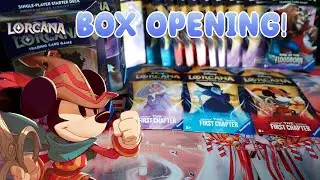 Disney Lorcana Starter Box and Booster Opening